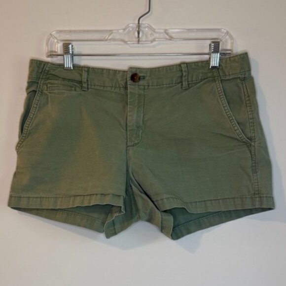 Gap Olive Chino Shorts, Size 10 - Picture 1 of 8